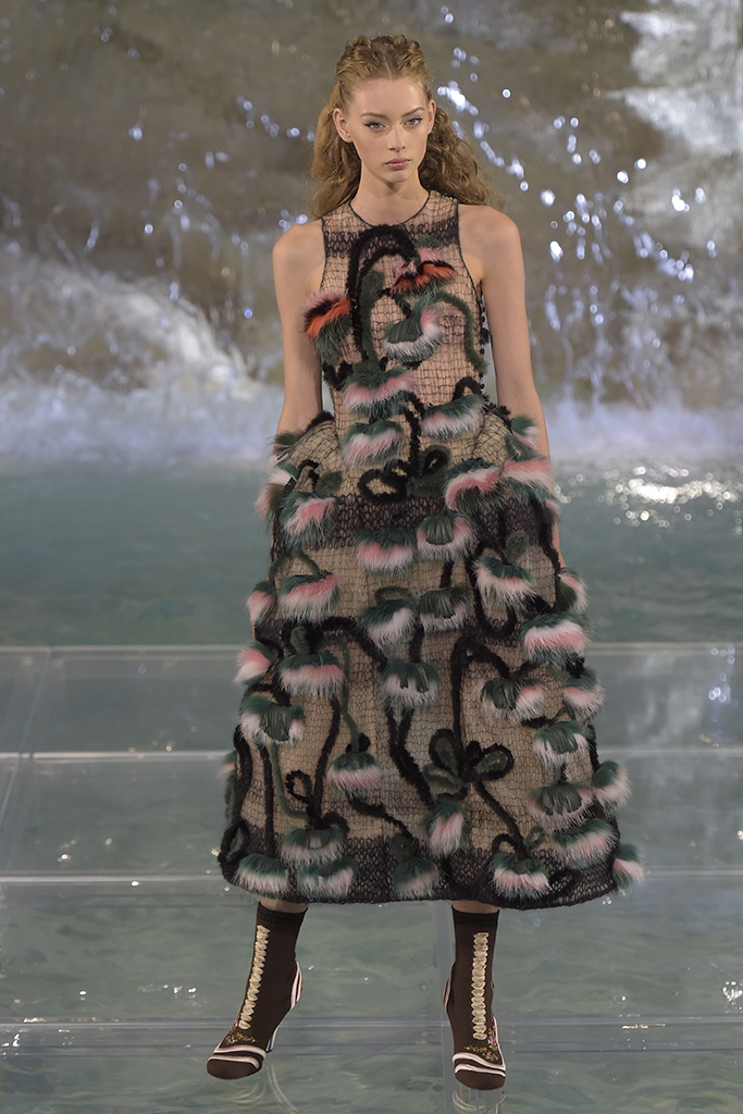 Fendi couture show, 90th anniversary