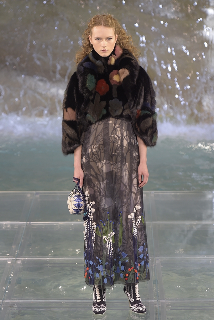 Fendi couture show, 90th anniversary