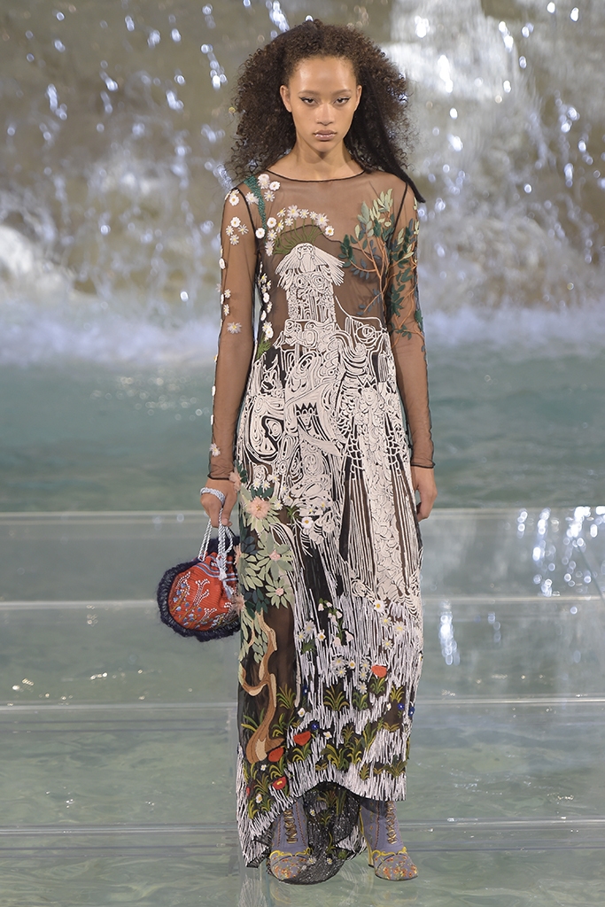 Fendi couture show, 90th anniversary