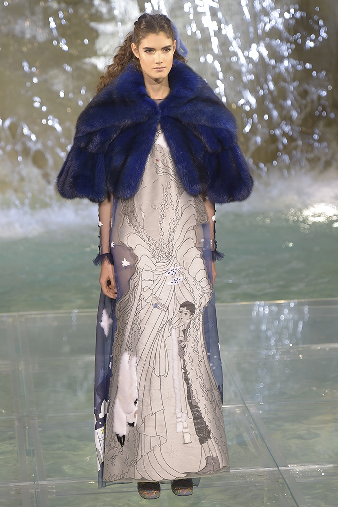 Fendi couture show, 90th anniversary