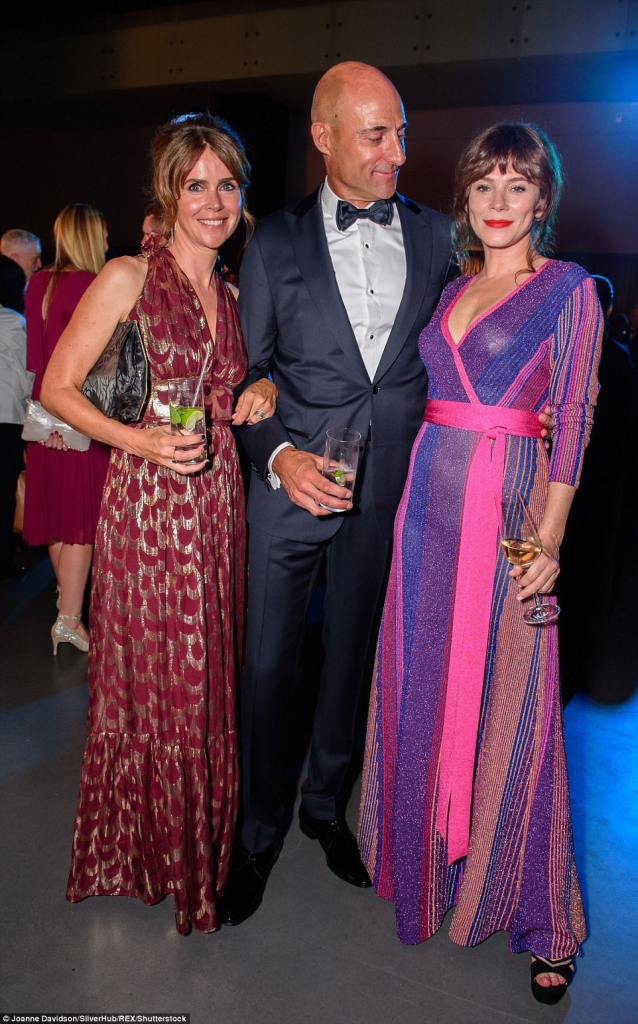 Liza Marshall, Ana Firel and Mark Strong