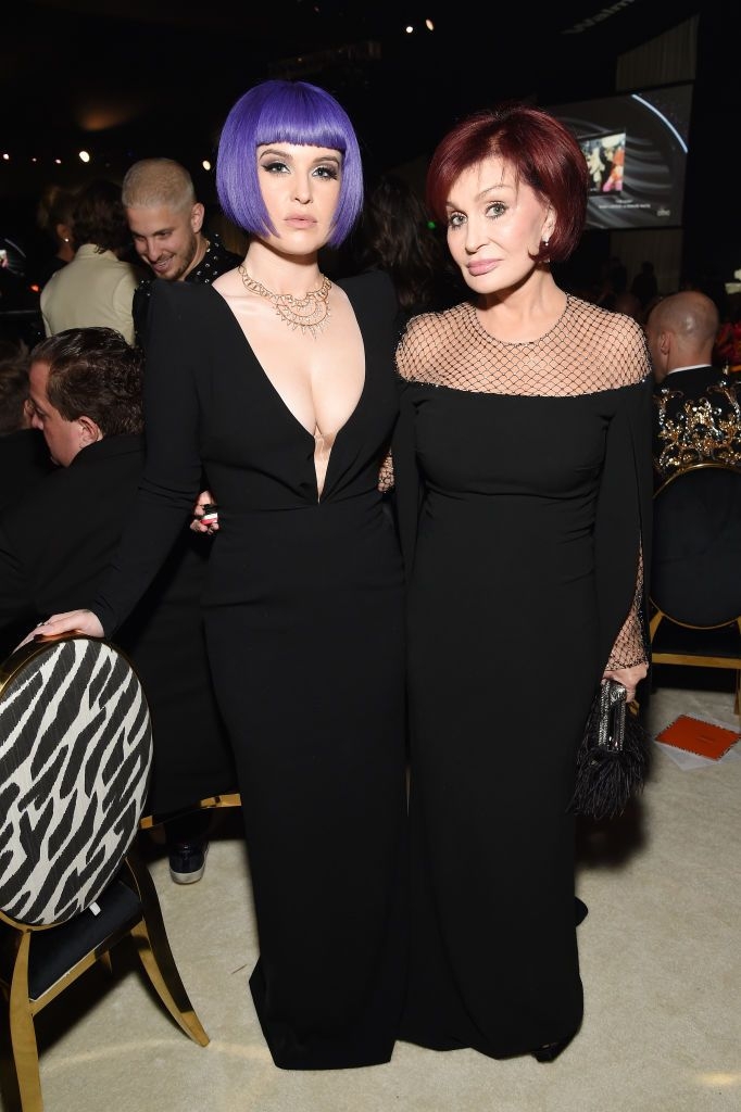 Kelly and Sharon Osbourne