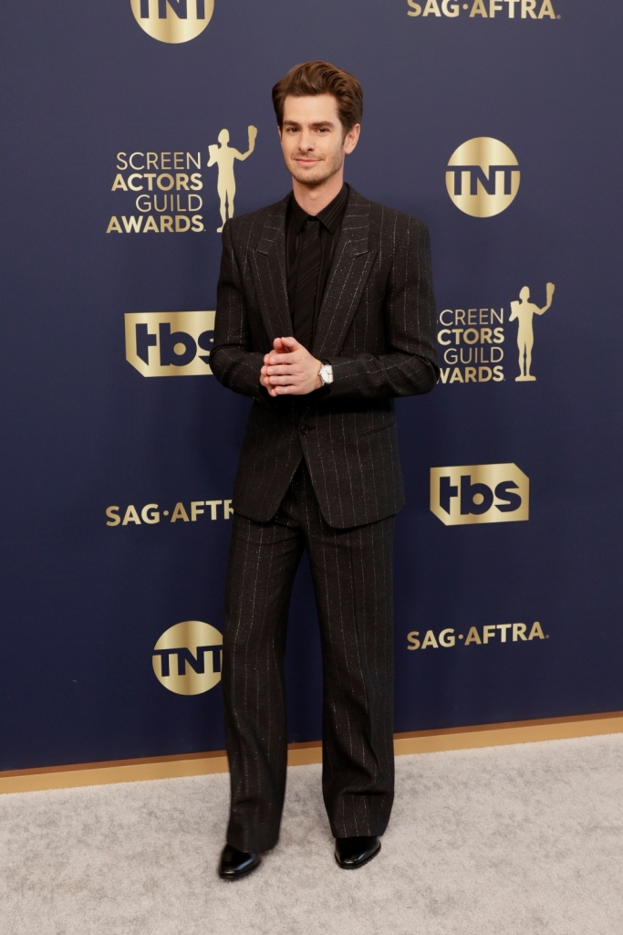 Andrew Garfield in Saint Laurent