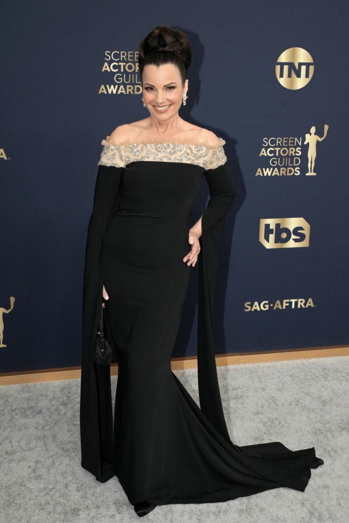 Fran Drescher in Reem Acra