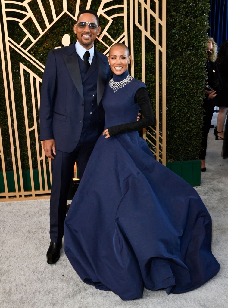 Will Smith and Jada Pinkett Smith in vintage Gareth Pugh