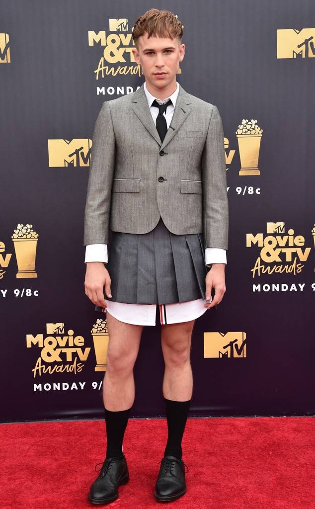 Tommy Dorfman in Thom Browne